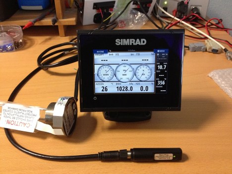 Simrad Go5 Aufbau
