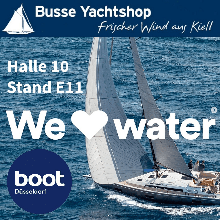 Busse Yachtshop auf der boot Düsseldorf 2026 – wir sind wieder dabei!&nbsp;⚓️