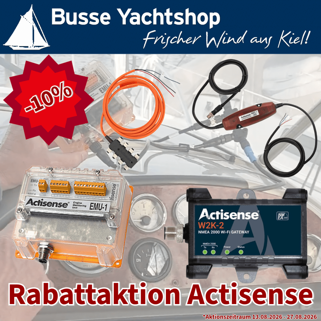 🔧 10 % Rabatt auf alle Actisense Produkte – nur vom 13.08. bis&nbsp;27.08.2026!